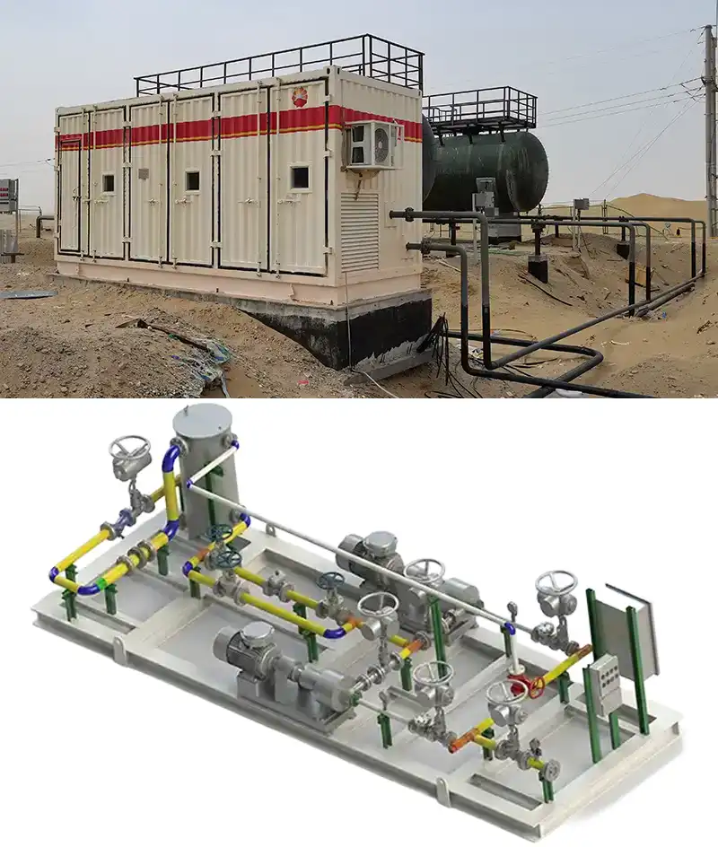EHIK Pitot Tube Pump Skid in PetroChina Desert Application - 3D Case Study rendering